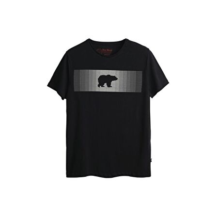 Fancy T-Shirt Siyah 3D Baskılı Erkek Tişört