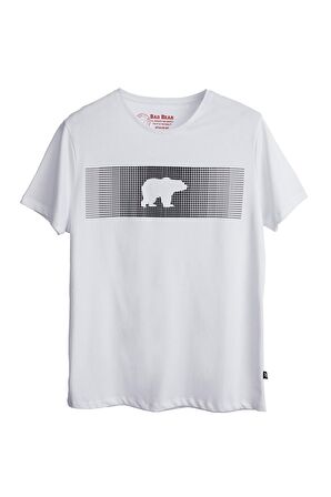 Fancy T-Shirt Off-White Beyaz 3D Baskılı Erkek Tişört