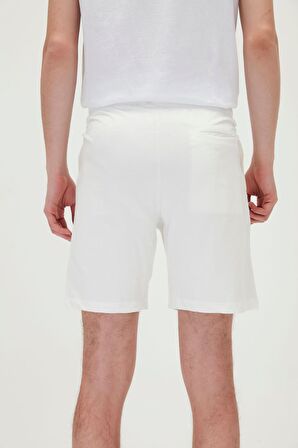 Holmer SweatShorts Off-White Beyaz King Size Erkek Şort KS