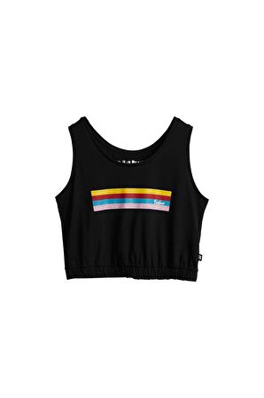 Bad Bear Kadın Siyah Atlet Raınbow Tank-Top