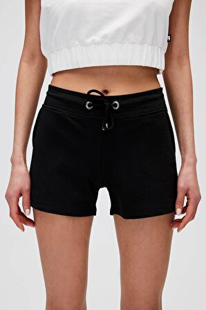 Bad Bear Kadın Siyah Şort Sıerra Sweatshort