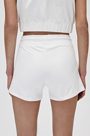 Sierra SweatShorts Off-White Beyaz Kadın Şort