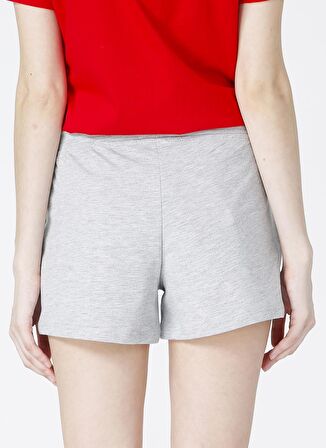 Sierra SweatShorts Gri Melanj Kadın Şort