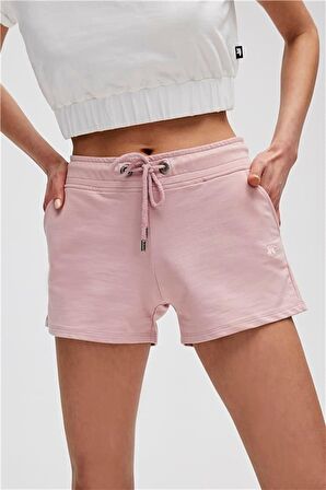 Sierra SweatShorts Pudra Pembe Kadın Şort