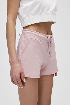 Sierra SweatShorts Pudra Pembe Kadın Şort