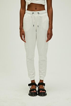 Vienna SweatPants Off-White Beyaz Kadın Eşofman Altı