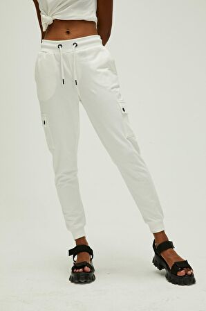 Vienna SweatPants Off-White Beyaz Kadın Eşofman Altı