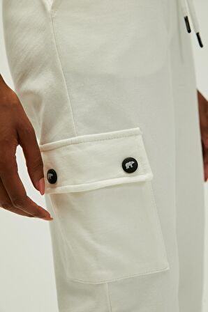 Vienna SweatPants Off-White Beyaz Kadın Eşofman Altı