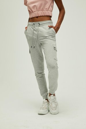 Vienna SweatPants Gri Melanj Kadın Eşofman Altı