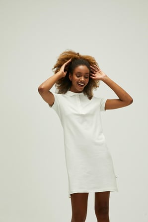 Zelda Dress Marshmallow Beyaz Kadın Elbise T-Shirt