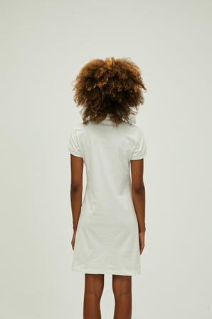 Zelda Dress Marshmallow Beyaz Kadın Elbise T-Shirt
