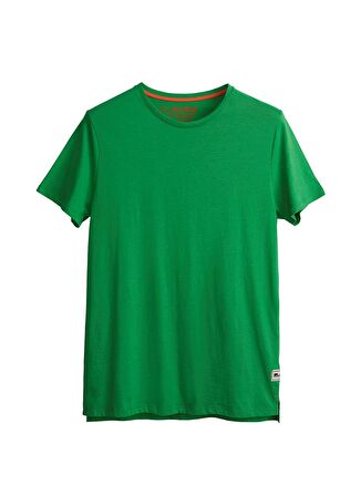 Major T-Shirt Yeşil Basic Erkek Tişört