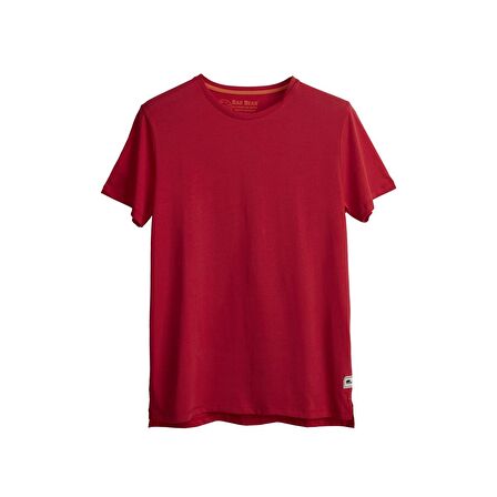 Major T-Shirt Crimson Red Kırmızı Basic Erkek Tişört