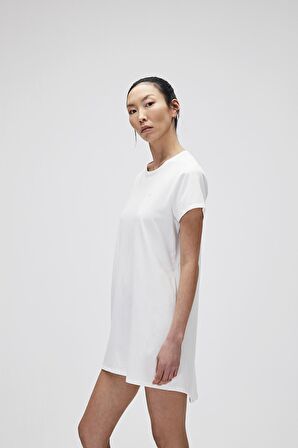 Candice Dress Off-White Beyaz Kadın Elbise T-Shirt