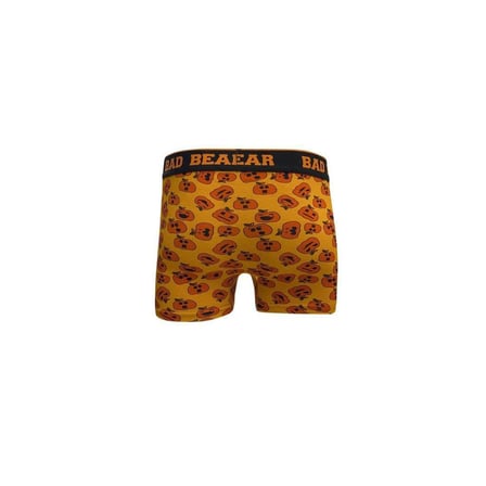 Pumpkin Hardal Balkabağı Desenli Erkek Boxer