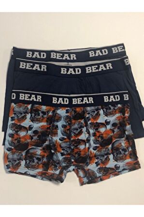 Bad Bear Lacivert Erkek Boxer REDRUM BOXER 3-PACK