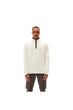 Bad Bear Erkek Backup Half-Zıp Off-Whıte