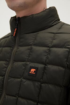 Miner Puffer Haki Yeşil Erkek Mont