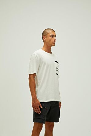 Bad Bear O Yaka Baskılı Beyaz Erkek T-Shirt 22.01.07.044_EXPLORE T-SHIRT