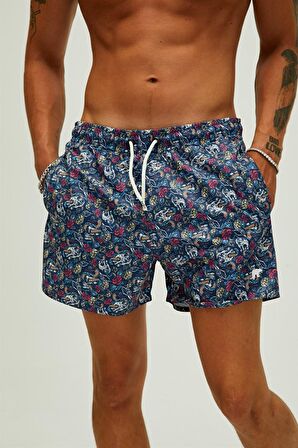 FARAWELL SWIMSHORT LACİVERT