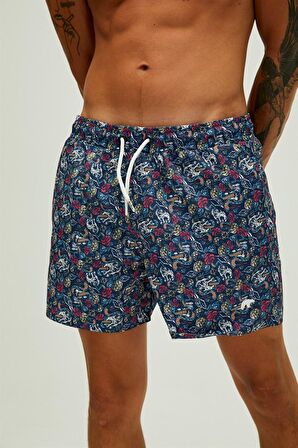 FARAWELL SWIMSHORT LACİVERT