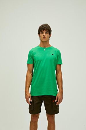 Bad Bear O Yaka Normal Kalıp Baskılı Yeşil Erkek T-Shirt - 22.01.07.025_Gamer Element