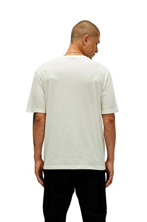 Liber Oversize T-Shirt Koyu Gri Basic Erkek Tişört 