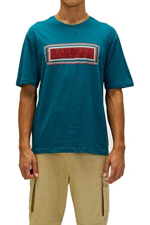 Bad Bear Erkek Petrol Tişört Mesh t-shirt