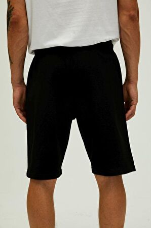Miles SweatShorts Siyah Erkek Şort