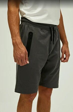 Miles SweatShorts Antrasit Erkek Şort