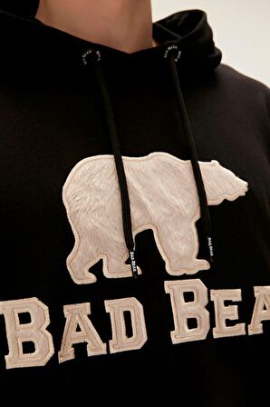 Bad Bear Erkek Siyah Hoodie Brand Hoodıe