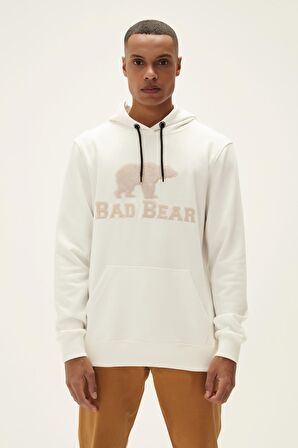 Bad Bear Erkek Kırık Beyaz Hoodie Brand Hoodıe