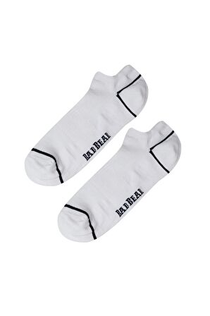 Cross Ankle Beyaz Unisex Kısa Çorap