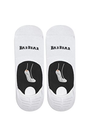 Bad Bear Beyaz Unisex Çorap CORE ZERO