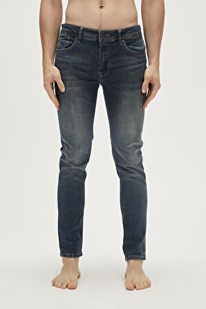 Franco Jeans Okyanus Mavi Erkek Denim Pantolon
