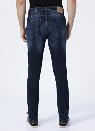 Xavier Jeans Indigo Mavi Erkek Denim Pantolon