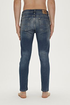 Xavier Jeans Okyanus Mavi Erkek Denim Pantolon