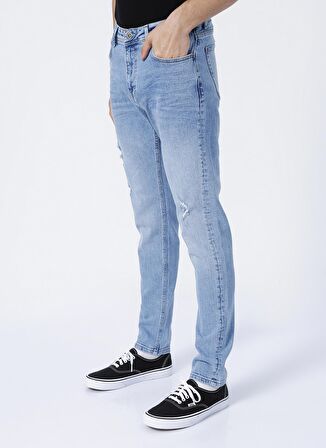 Palermo Jeans Buz Mavi Erkek Denim Pantolon