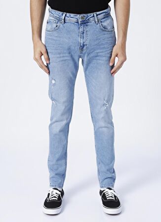 Palermo Jeans Buz Mavi Erkek Denim Pantolon