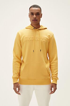 PUCKER BEAR HOODIE MUSTARD