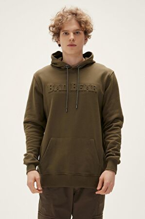 PUCKER BEAR HOODIE KHAKI