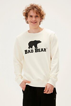 Bad Bear 22.02.12.007-C108 Logo Crewneck Erkek Sweatshirt