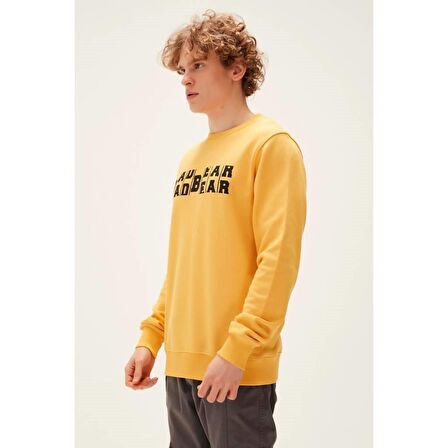 COUNTER CREWNECK MUSTARD