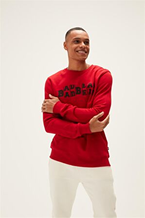 Bad Bear Counter Erkek Kırmızı Sweatshirt
