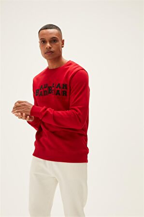 Bad Bear Counter Erkek Kırmızı Sweatshirt