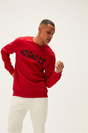 Bad Bear Counter Erkek Kırmızı Sweatshirt