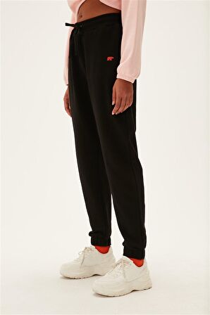 Bad Bear Welcome Kadın Siyah Sweatpantolon