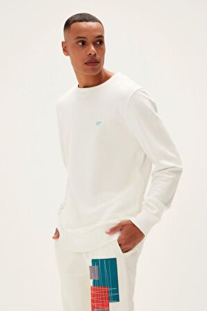 GEOFOX CREWNECK OFF-WHITE