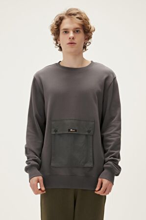 Bad Bear 22.02.12.017-C118 Kangaroo Crewneck Erkek Sweatshirt