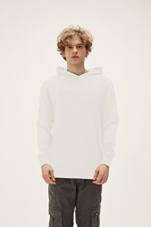 INSIDE PATCH HOODIE OFF-WHITE